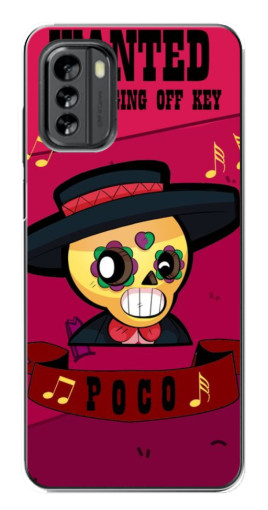 Чехол с картинкой "WANTED POCO" для Nokia G60