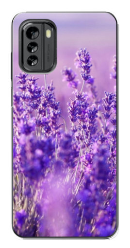 Силиконовый чехол с изображением "Яркая лаванда" для Nokia G60