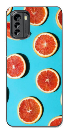Силиконовый чехол с изображением "Яркие грейпфруты" для Nokia G60