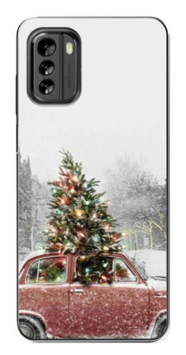 Чехол с принтом "Елка в машине" для Nokia G60