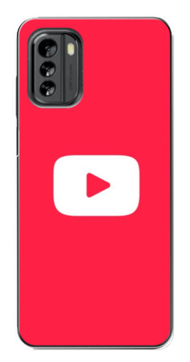 Чехол с картинкой "YouTube Кнопка" для Nokia G60