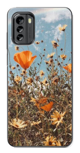 Силиконовый чехол с изображением "Желтые цветы" для Nokia G60