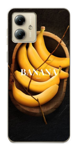 Чехол с картинкой "Banana" для Motorola MOTO G14
