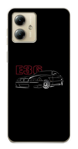 Силиконовый чехол с изображением "BMW E36" для Motorola MOTO G14