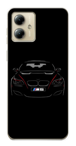 Силиконовый чехол с изображением "BMW M5" для Motorola MOTO G14