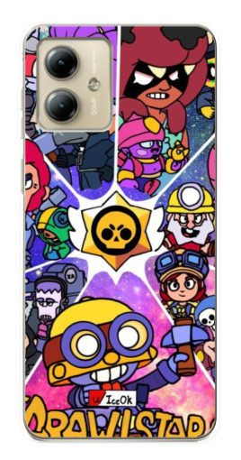Чехол с картинкой "Brawl заставка" для Motorola MOTO G14