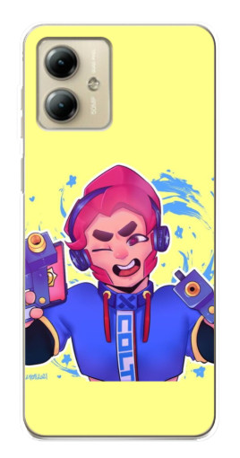 Чехол с картинкой "Colt Anime" для Motorola MOTO G14