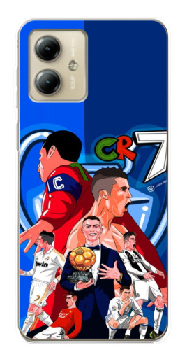 Чехол с принтом "CR7" для Motorola MOTO G14