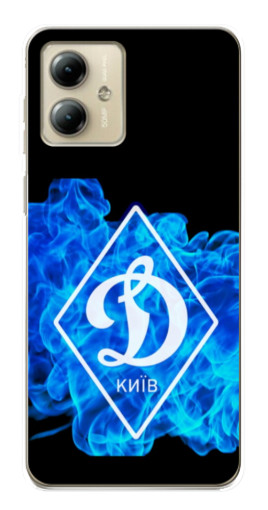 Чехол с картинкой "Эмблема Динамо Киев" для Motorola MOTO G14