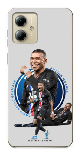 Чехол с печатью "Kylian Mbappe" для Motorola MOTO G14