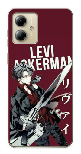 Чехол с принтом "levi Ackerman" для Motorola MOTO G14