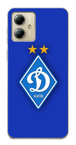 Чехол с картинкой "Логотип Динамо Киев" для Motorola MOTO G14