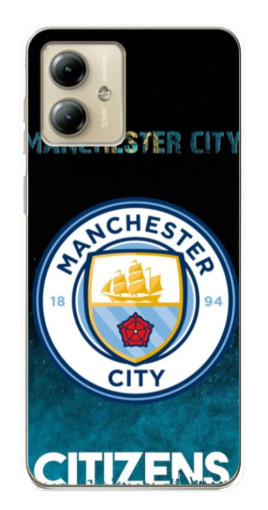 Чехол с печатью "Man City Zens" для Motorola MOTO G14