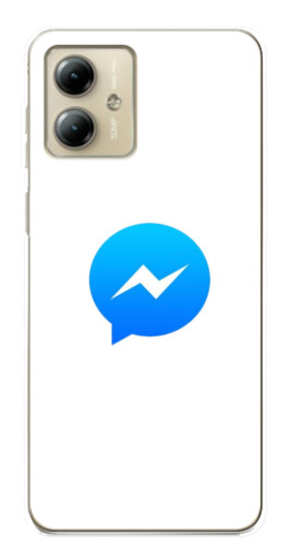 Чехол с печатью "messenger logo" для Motorola MOTO G14