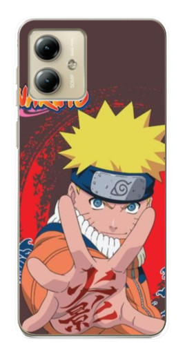 Чехол с печатью "Naruto атакует" для Motorola MOTO G14