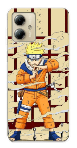 Силиконовый чехол с изображением "naruto uzumaki" для Motorola MOTO G14