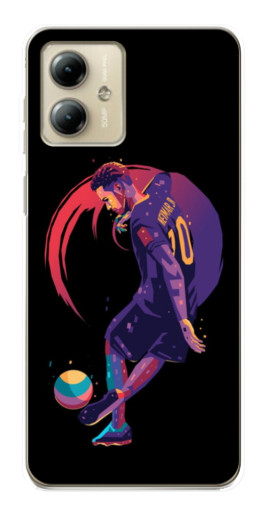 Силиконовый чехол с изображением "Неймар Финты" для Motorola MOTO G14