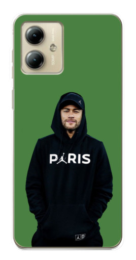 Чехол с картинкой "Неймар Paris" для Motorola MOTO G14
