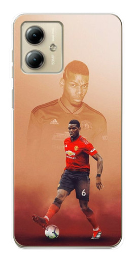 Чехол с печатью "Pogba с Манчестера" для Motorola MOTO G14