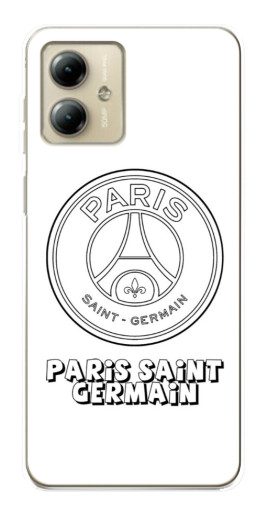 Чехол с печатью "PSG логотип" для Motorola MOTO G14