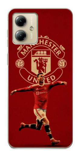 Чехол с принтом "Ronaldo в МЮ" для Motorola MOTO G14