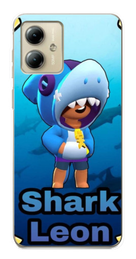 Чехол с принтом "Shark Leon" для Motorola MOTO G14