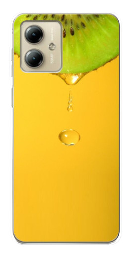 Силиконовый чехол с изображением "Сочный Kiwi" для Motorola MOTO G14
