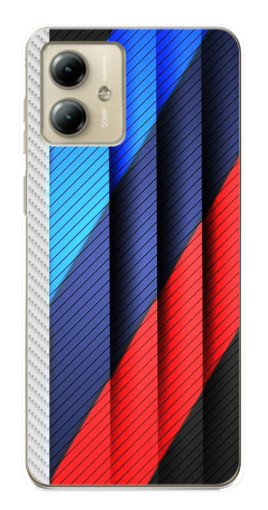 Чехол с картинкой "Цвета лого БМВ" для Motorola MOTO G14