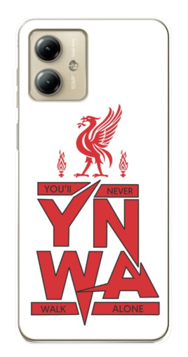 Силиконовый чехол с изображением "YNWA" для Motorola MOTO G14