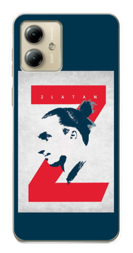 Силиконовый чехол с изображением "Zlatan" для Motorola MOTO G14