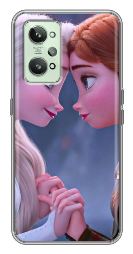 Чехол с печатью "Анна и Ельза" для Realme GT2
