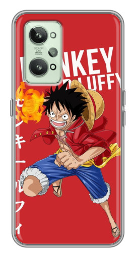 Чехол с печатью "Атакующий D Luffy" для Realme GT2