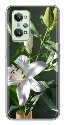 Чехол с картинкой "Белые лилии" для Realme GT2