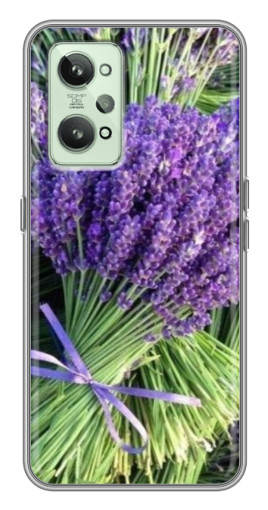 Силиконовый чехол с изображением "Букет лаванды" для Realme GT2
