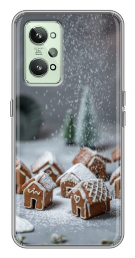 Чехол с печатью "Домики из пряников" для Realme GT2