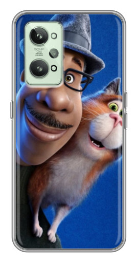Чехол с принтом "Джо и кот" для Realme GT2