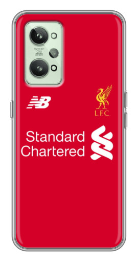 Силиконовый чехол с изображением "Форма Liverpool" для Realme GT2