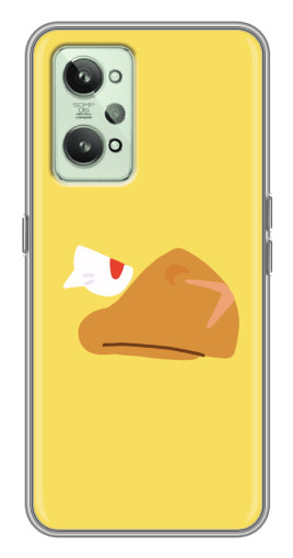 Силиконовый чехол с изображением "Gold Crow" для Realme GT2