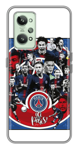 Чехол с картинкой "Команда PSG" для Realme GT2