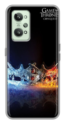 Силиконовый чехол с изображением "Корона" для Realme GT2