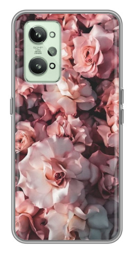 Чехол с печатью "Куст роз" для Realme GT2