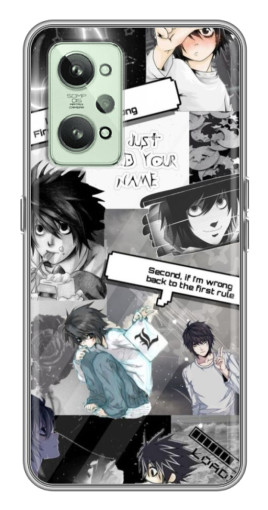 Чехол с принтом "L - Death note" для Realme GT2