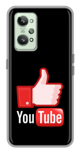 Чехол с картинкой "Лайк YouTube" для Realme GT2