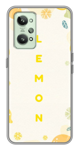 Силиконовый чехол с изображением "Lemon" для Realme GT2
