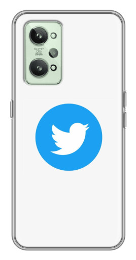 Чехол с принтом "Лого Твиттера" для Realme GT2