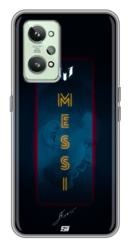 Силиконовый чехол с изображением "Логотип Месси" для Realme GT2
