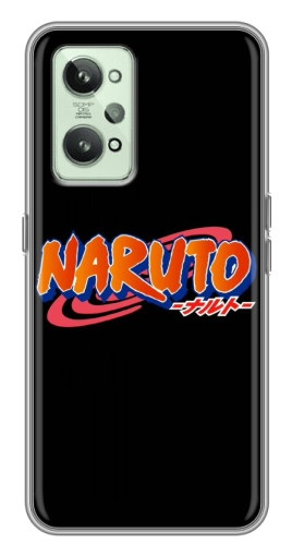 Силиконовый чехол с изображением "Надпись Naruto" для Realme GT2