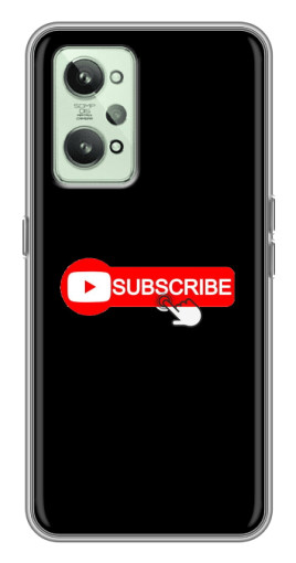 Чехол с печатью "Подпишись" для Realme GT2