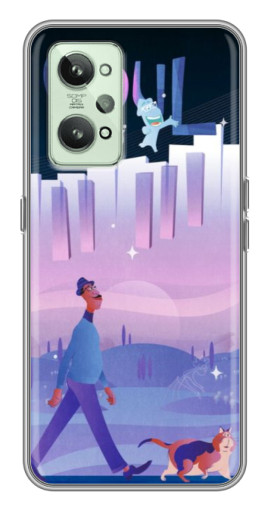Чехол с картинкой "Постер к мультику" для Realme GT2