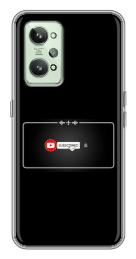 Чехол с печатью "subscribed" для Realme GT2